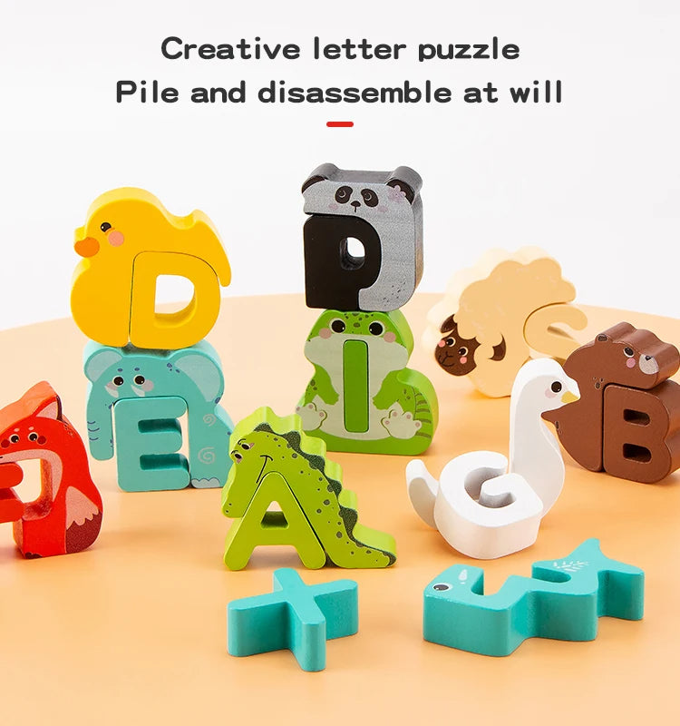 Alphabet Animal Puzzle – Learn English Through Play & Imagination