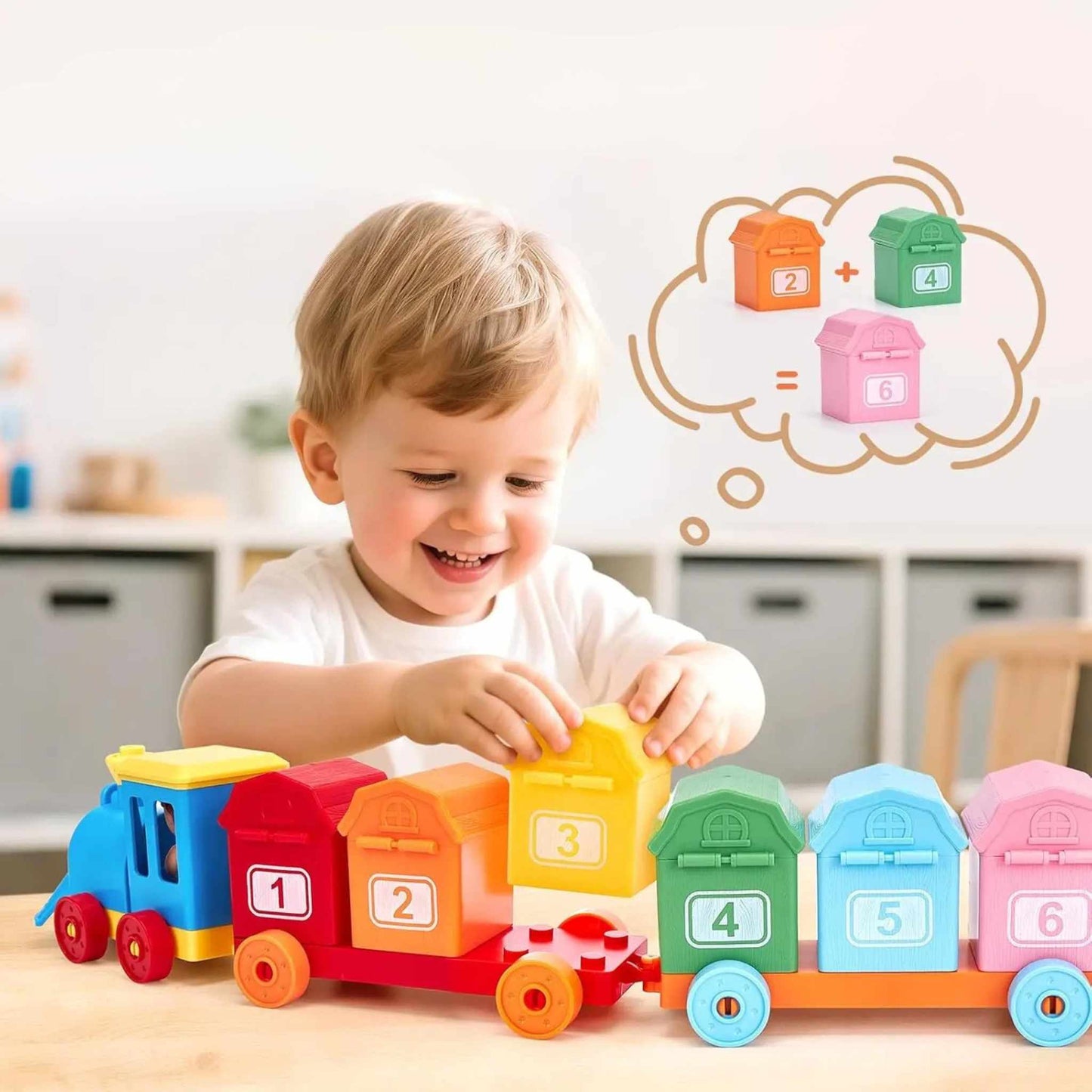My First Farm Train Set – Learn Colours, Numbers & Animals Through Play