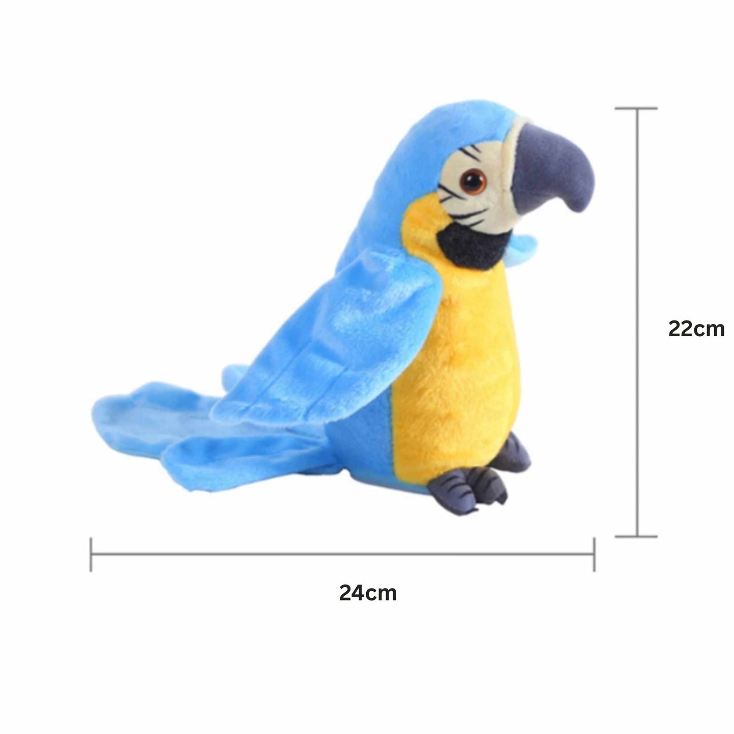 Talking Parrot Plush Toy – Funny Interactive Repeater That Mimics Everything You Say