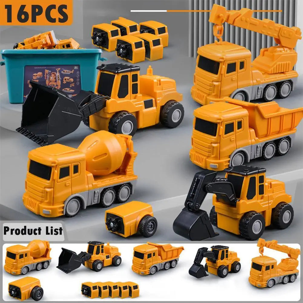 Transformer Build Car – Magnetic Construction Vehicle Set