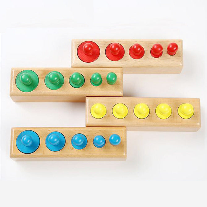 Montessori Cylinder Blocks Peg Puzzle