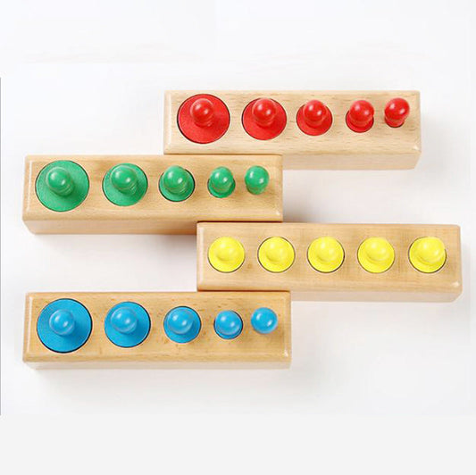 Montessori Cylinder Blocks Peg Puzzle