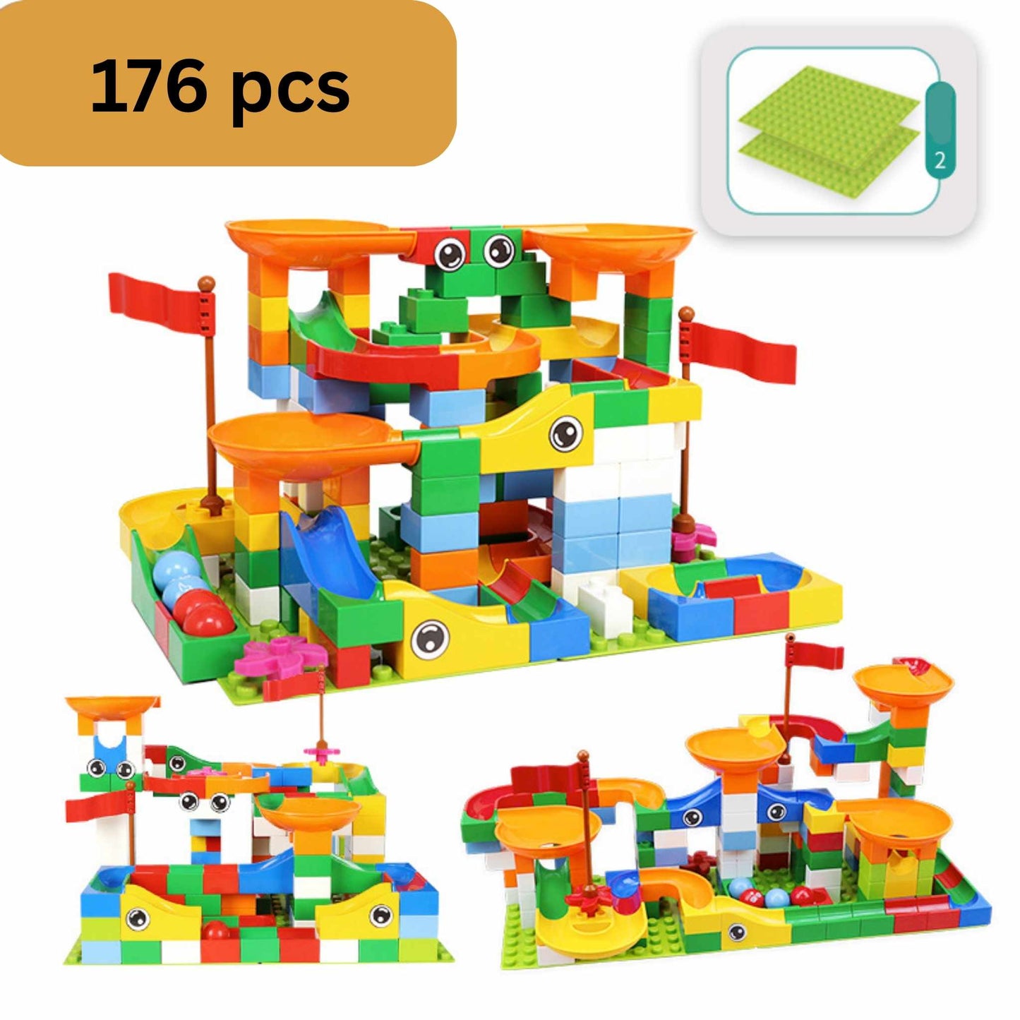 Marble Run Ball Slide – Build, Play & Learn
