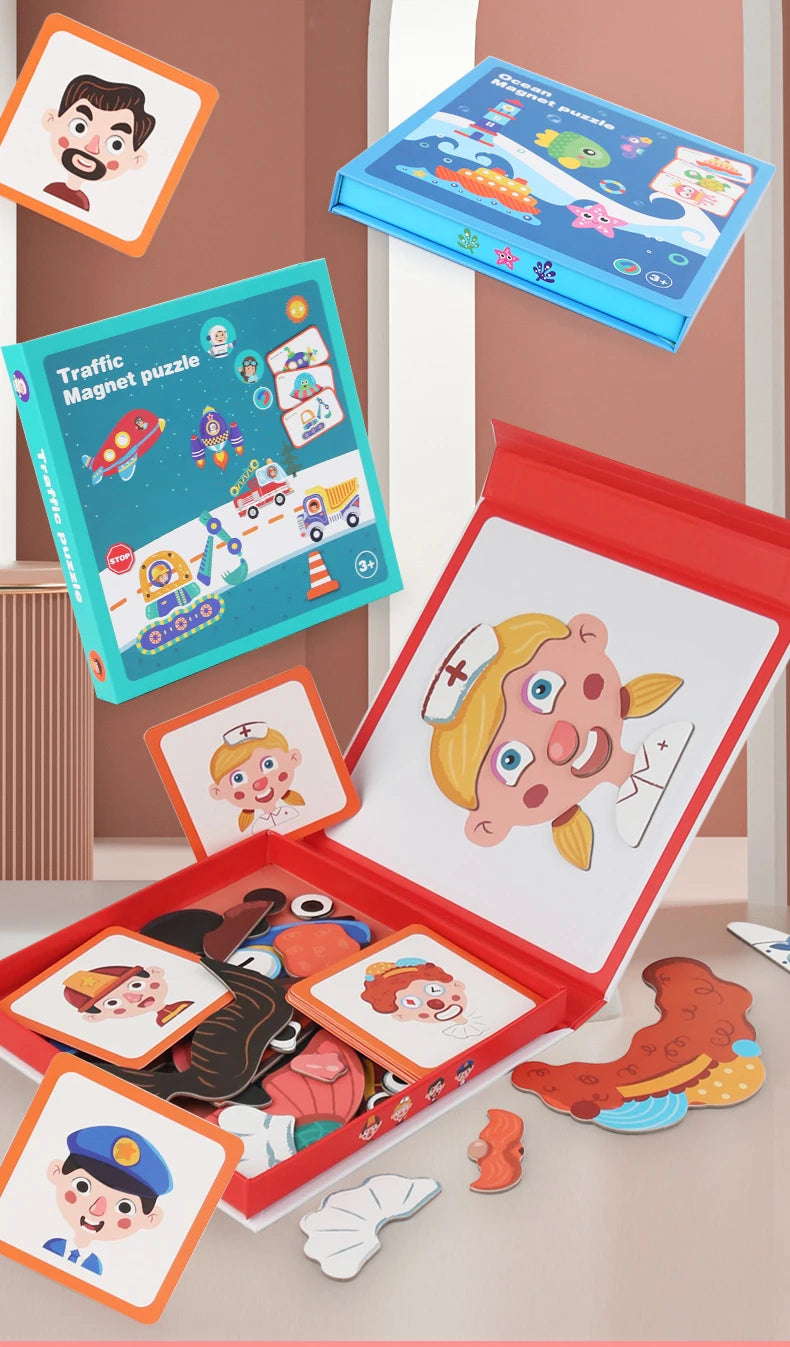 Montessori Magnetic Character Puzzle