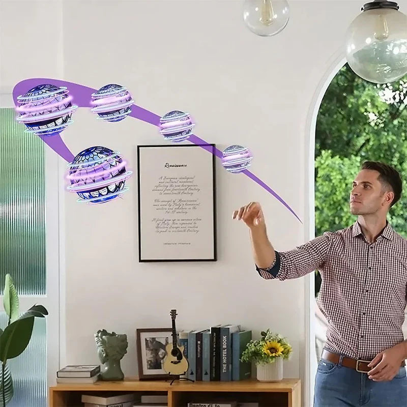 Hovering LED Flying Ball – Rechargeable Trick Ball for Kids & Adults