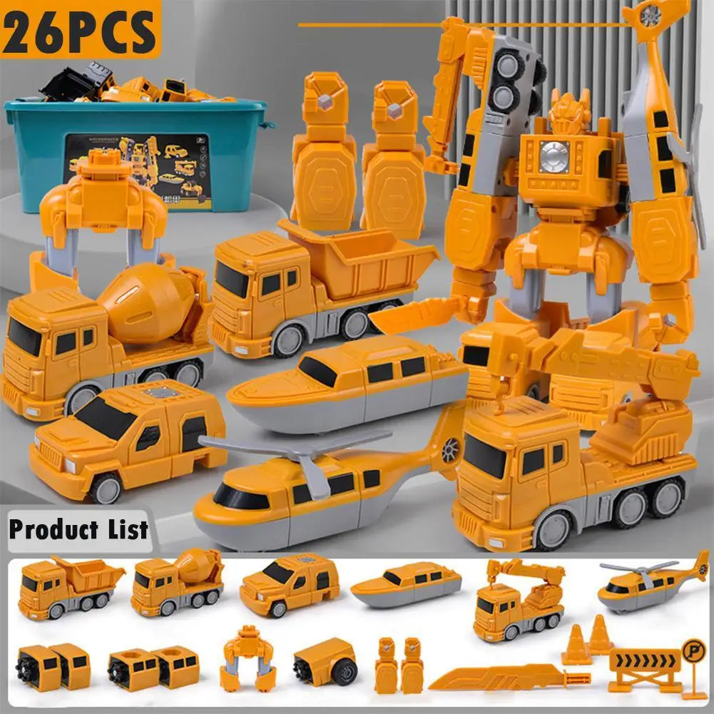 Transformer Build Car – Magnetic Construction Vehicle Set