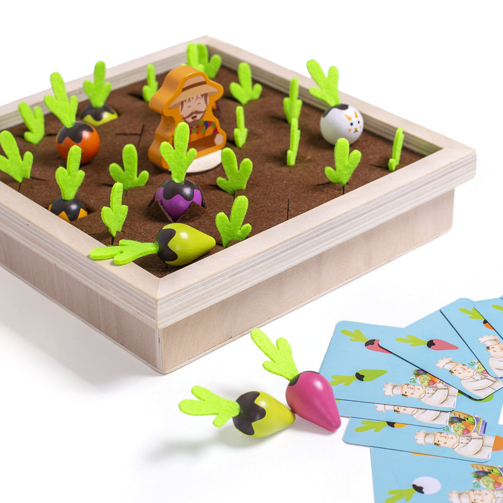Felt Farm Toy – Vegetable Garden Play Set