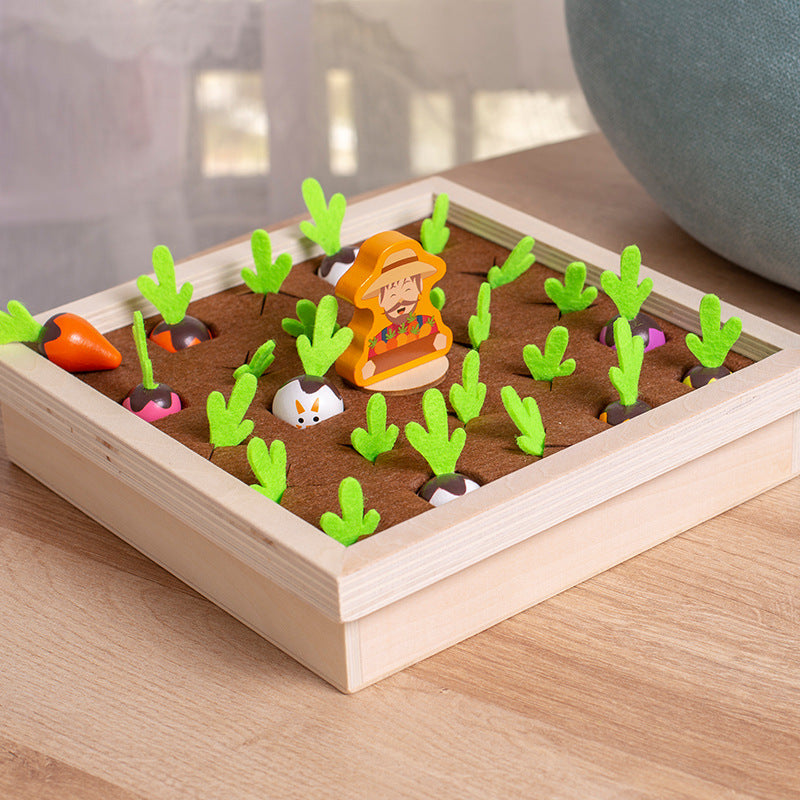 Felt Farm Toy – Vegetable Garden Play Set