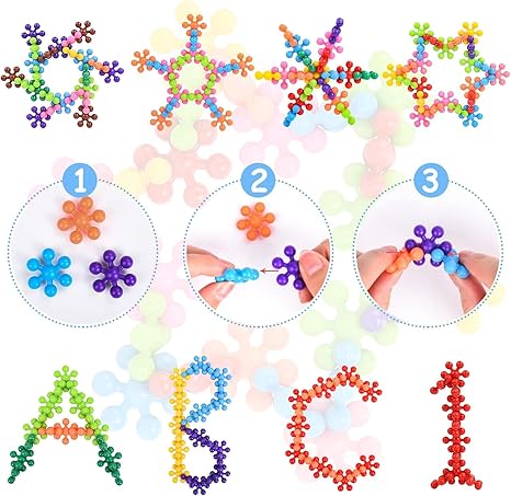 Snowflake Building Blocks for Imaginative Construction