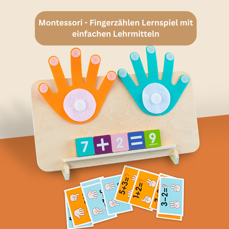 Montessori Finger Counting Maths Game