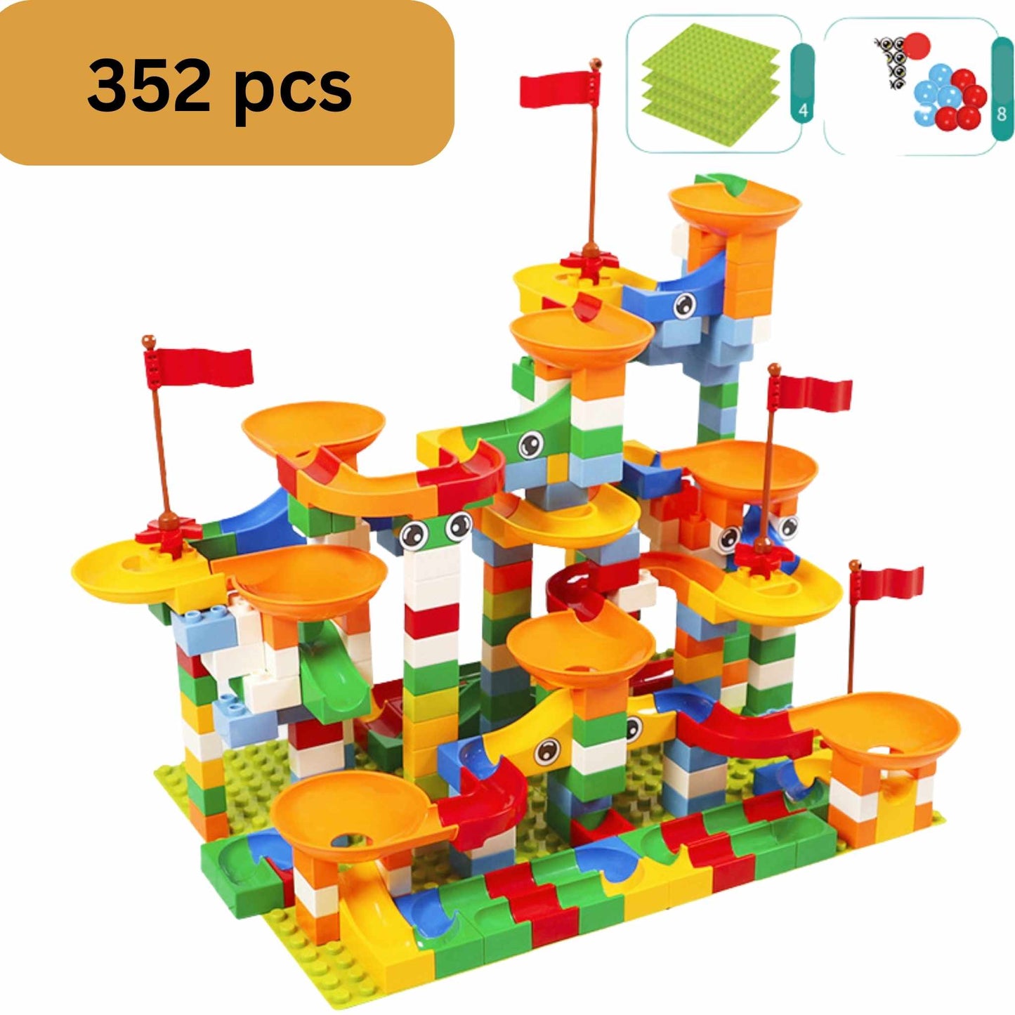 Marble Run Ball Slide – Build, Play & Learn