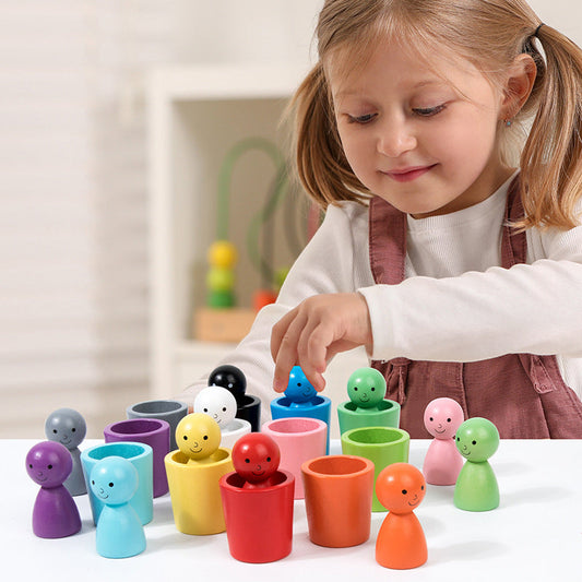 Montessori Colour Sorting Game (Wooden)