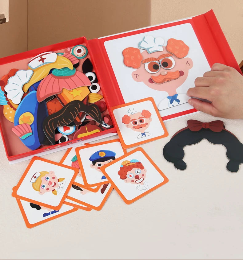 Montessori Magnetic Character Puzzle