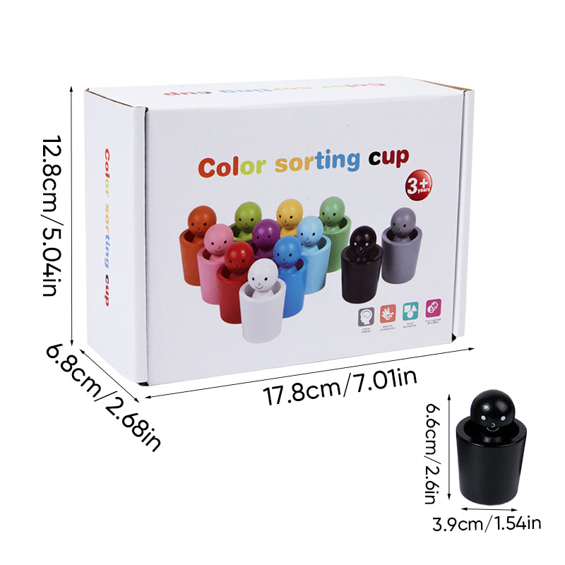 Montessori Colour Sorting Game (Wooden)