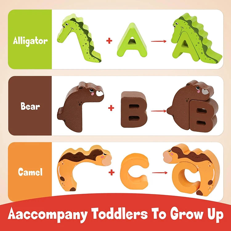 Alphabet Animal Puzzle – Learn English Through Play & Imagination