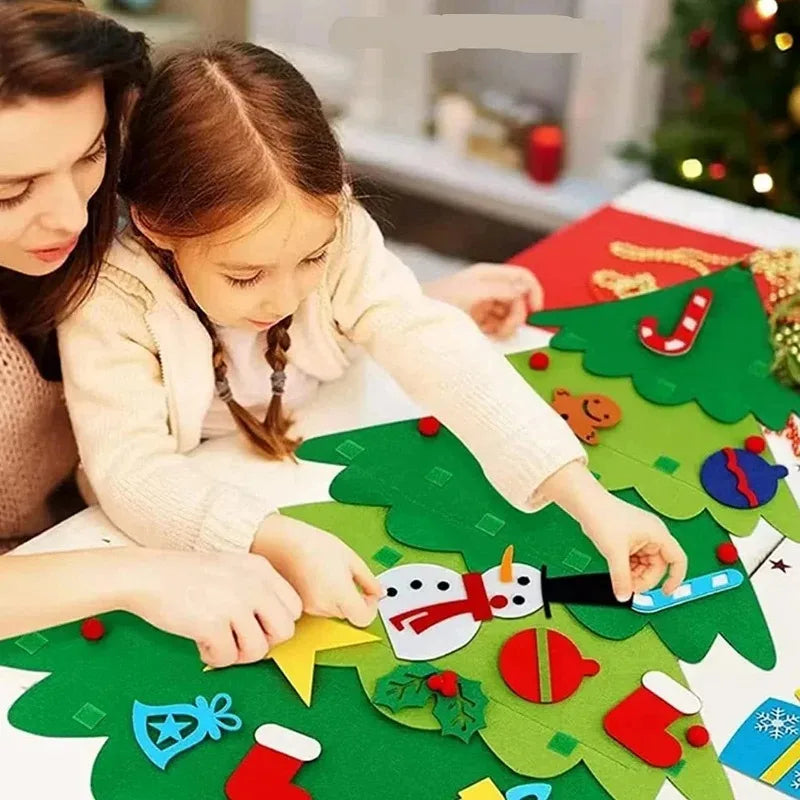 Creative Felt Christmas Tree for Kids