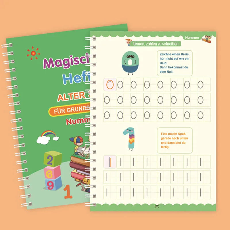 Magic Practice Workbooks for Kids (Ages 3+) - German