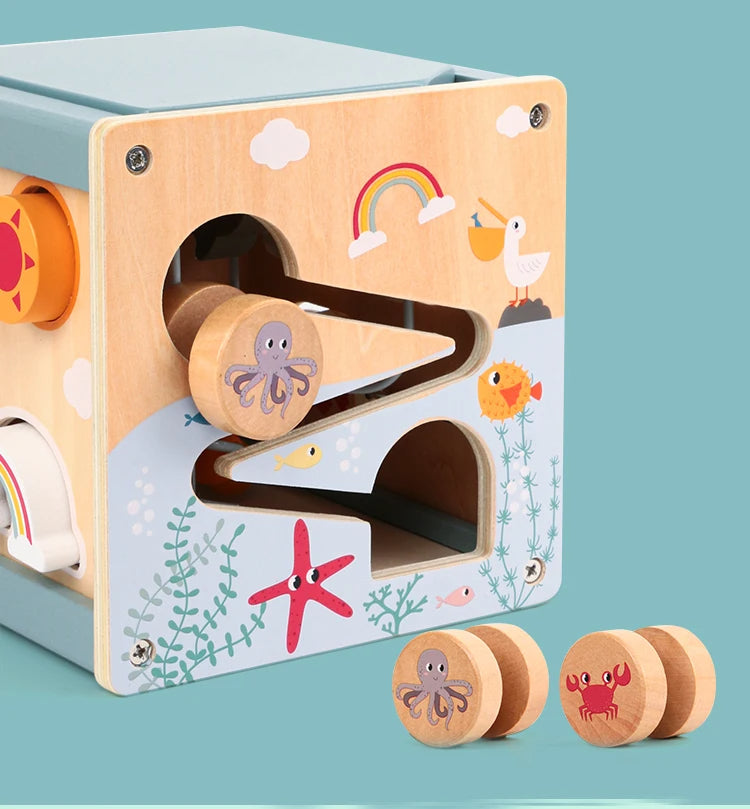 Montessori Activity Cube “Ocean Adventure”
