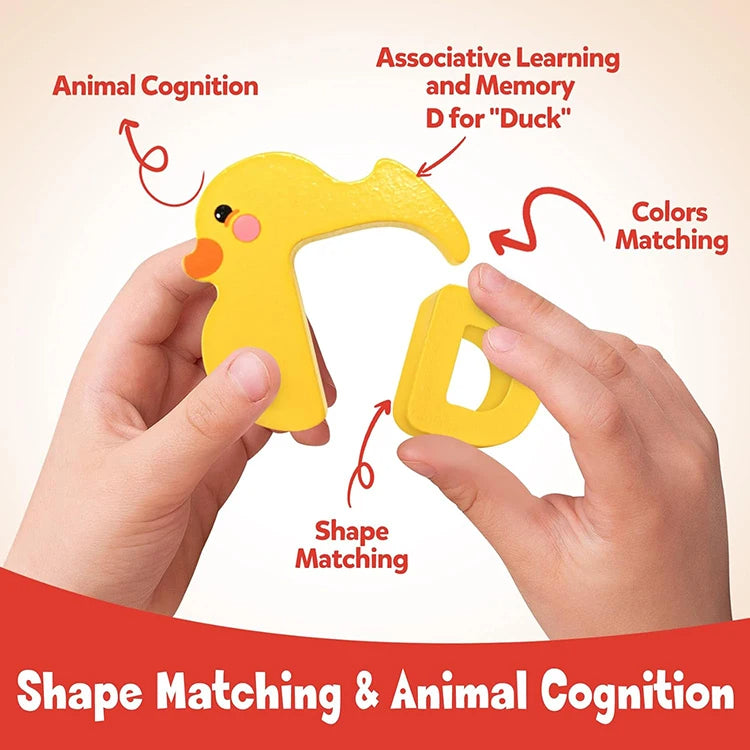 Alphabet Animal Puzzle – Learn English Through Play & Imagination