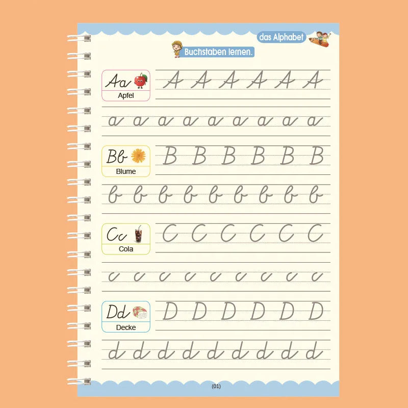 Magic Practice Workbooks for Kids (Ages 3+) - German
