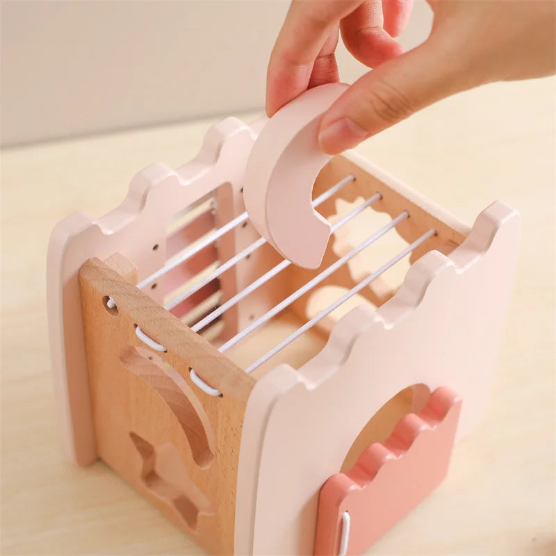 Montessori Wooden Activity Castle