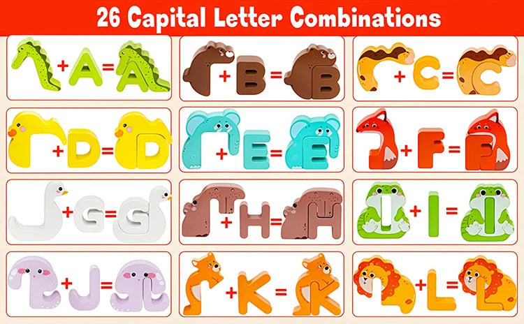 Alphabet Animal Puzzle – Learn English Through Play & Imagination