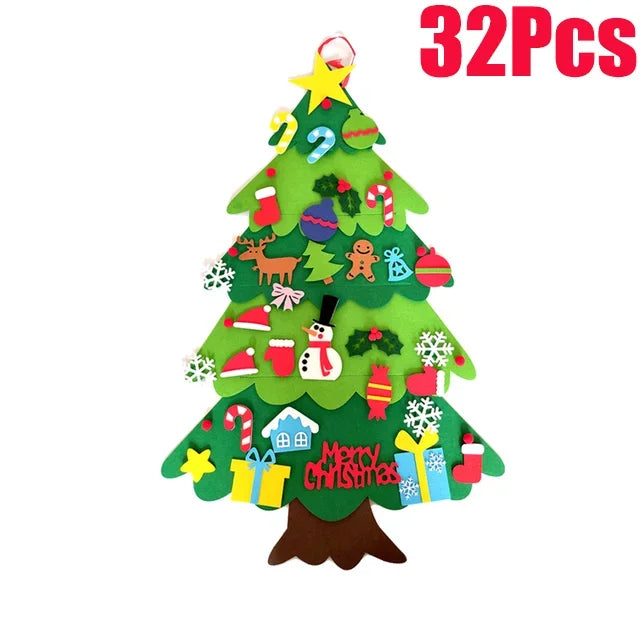 Creative Felt Christmas Tree for Kids