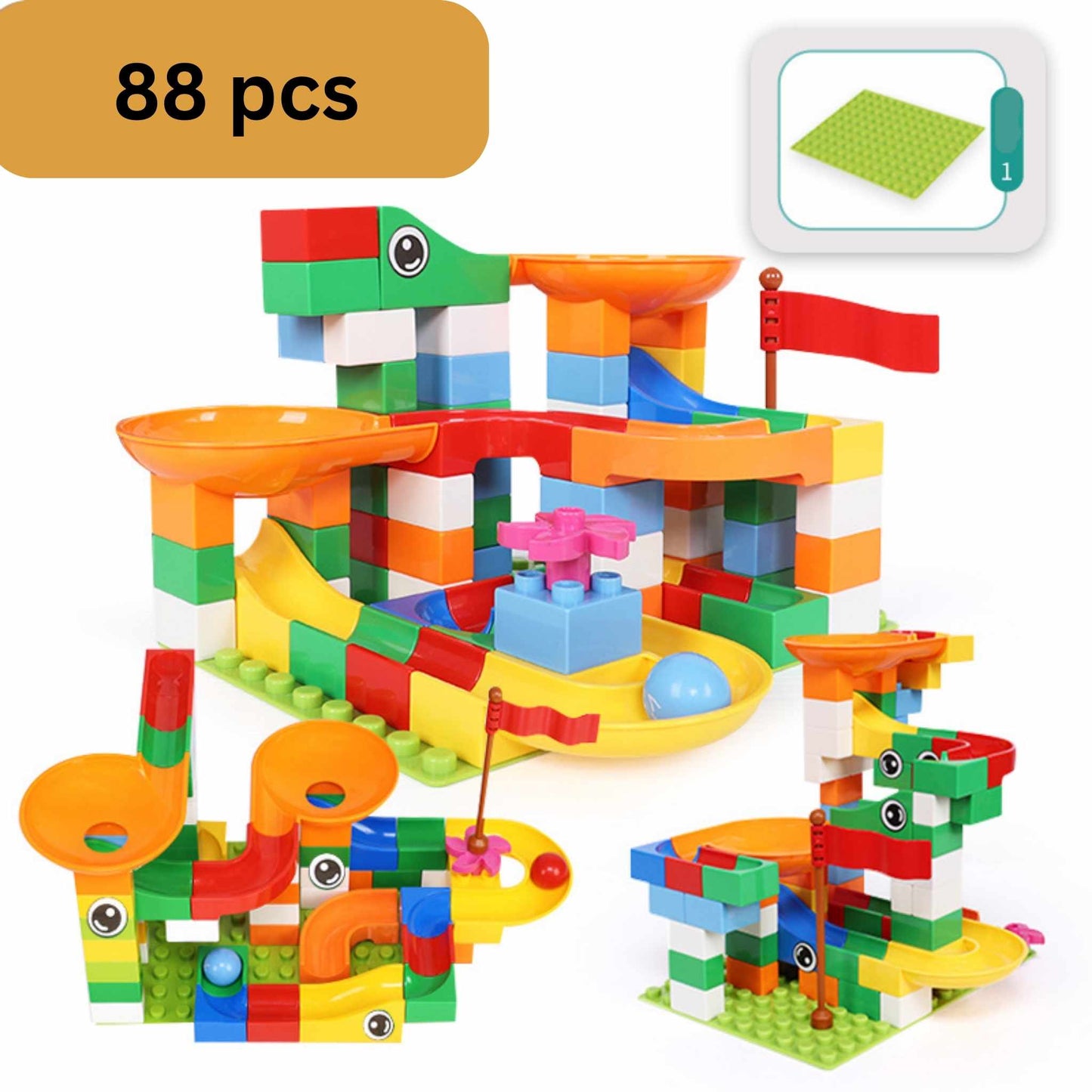 Marble Run Ball Slide – Build, Play & Learn