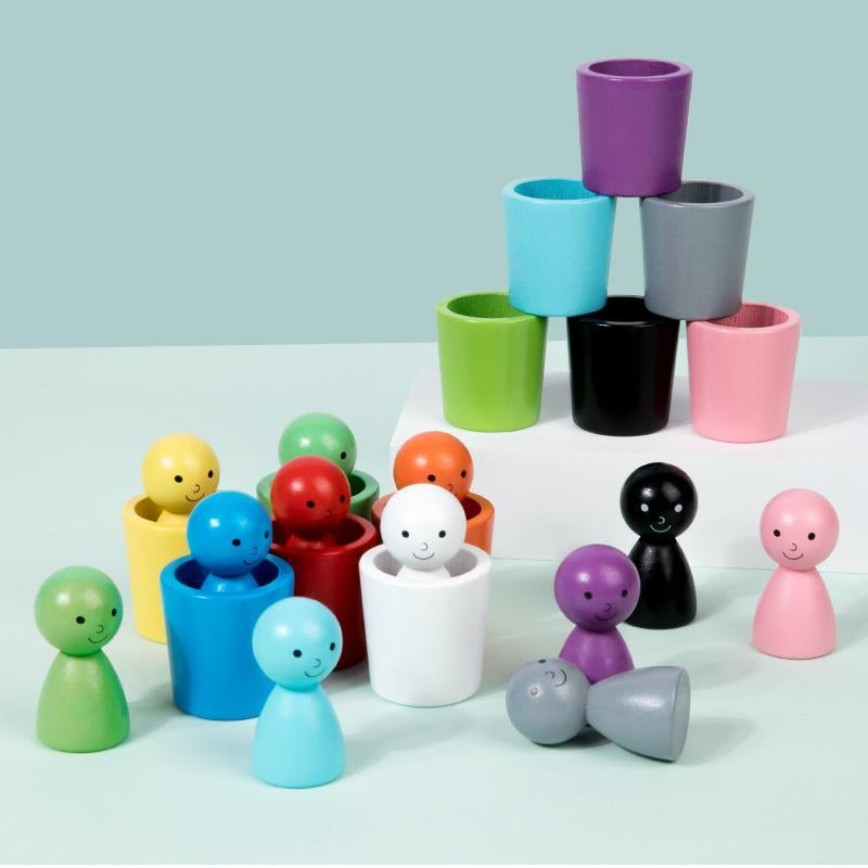 Montessori Colour Sorting Game (Wooden)