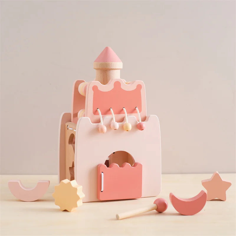 Montessori Wooden Activity Castle