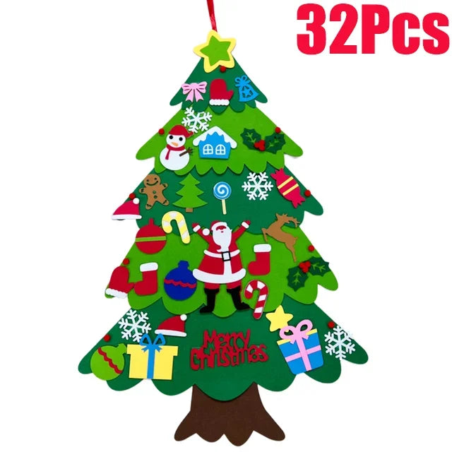 Creative Felt Christmas Tree for Kids
