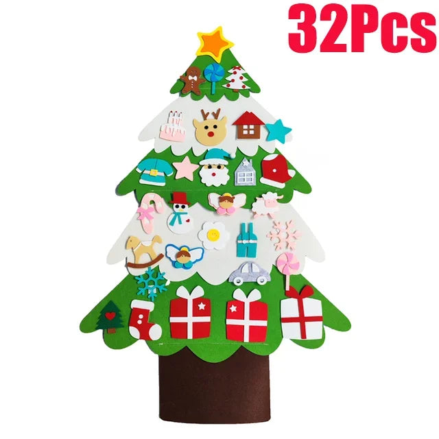 Creative Felt Christmas Tree for Kids