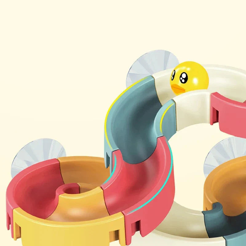 DIY Bath Toy – Duck Slide Track Set