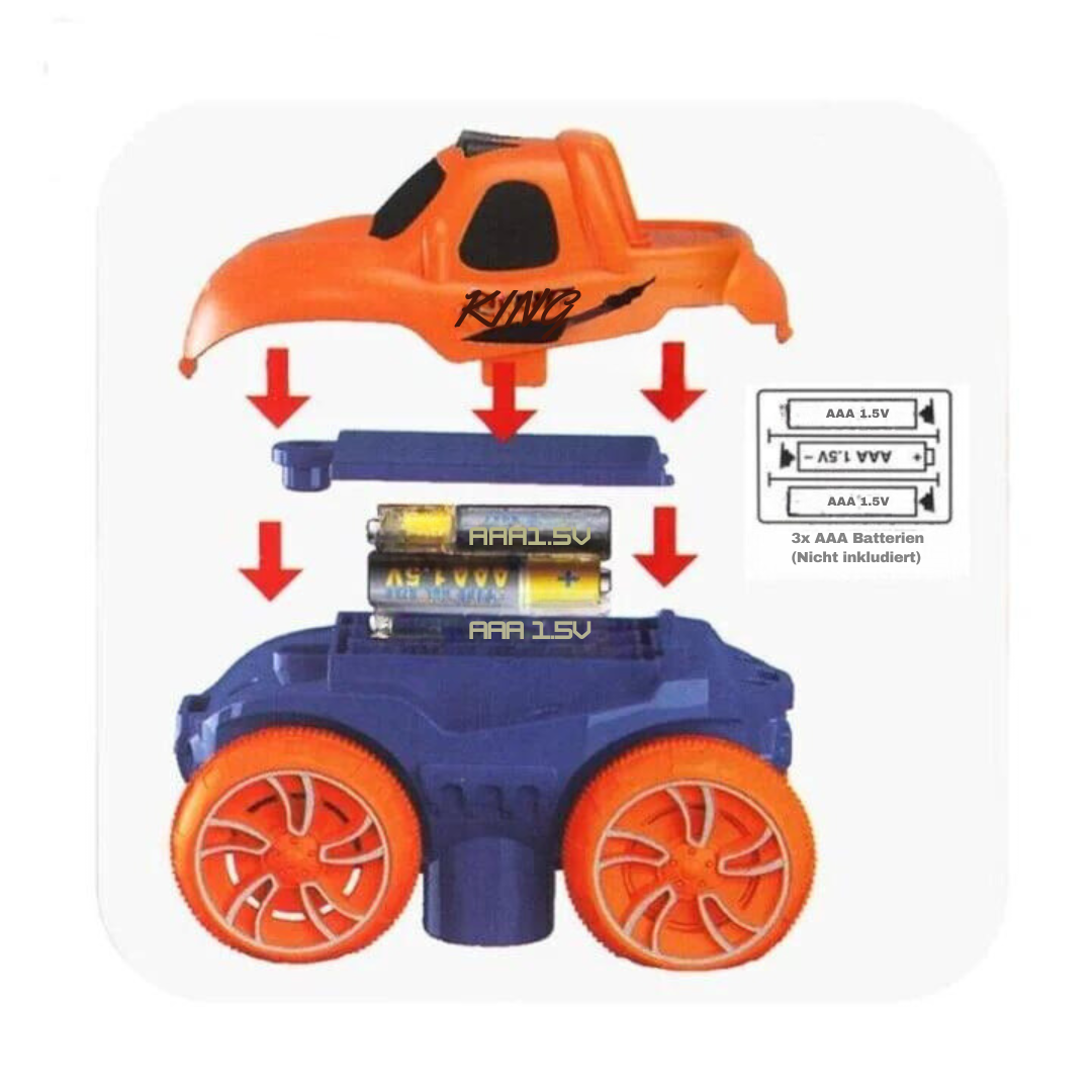 Anti-Gravity Race Track – Flexible Magnetic Track Set with Light-Up Racing Car for Kids