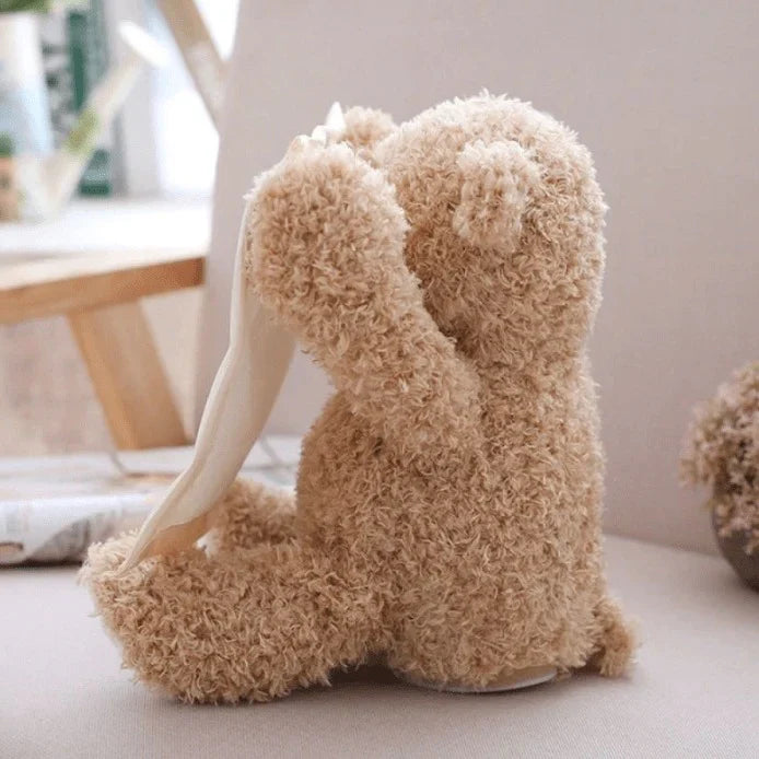 Peekaboo Teddy Bear – Interactive Plush Bear with Hide-and-Seek Game