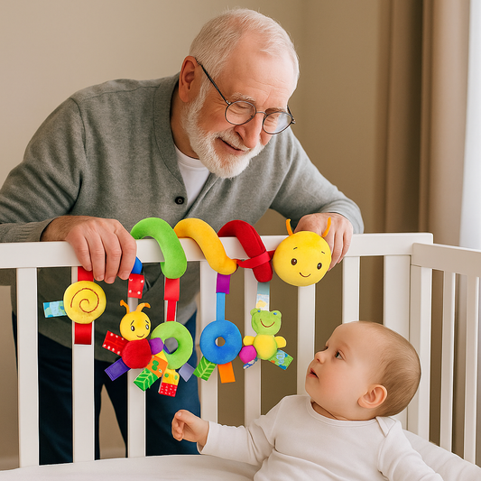 Colourful Spiral Toy for Pram, Cot and Car Seat