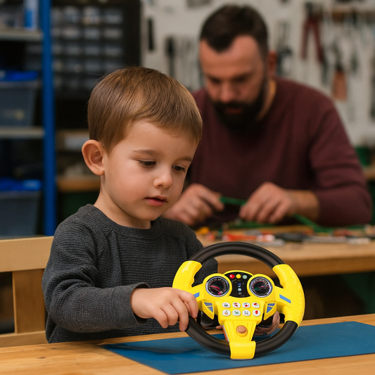 Interactive Kids’ Steering Wheel with Lights & Sounds – Realistic Driving Fun for Little Explorers