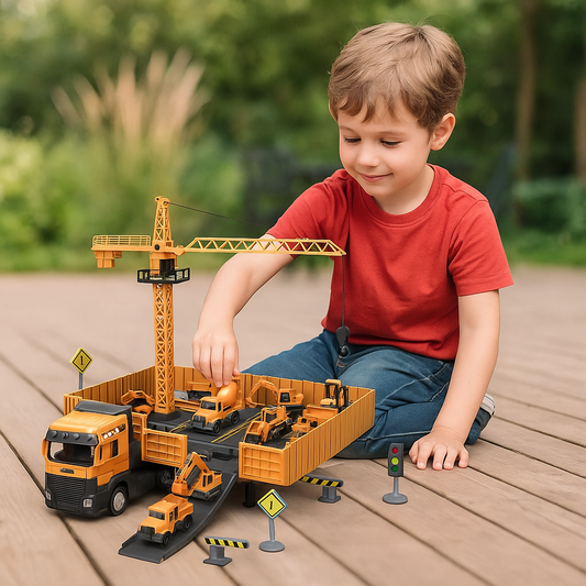 Transforming Construction Truck – Creative 3-in-1 Building Toy