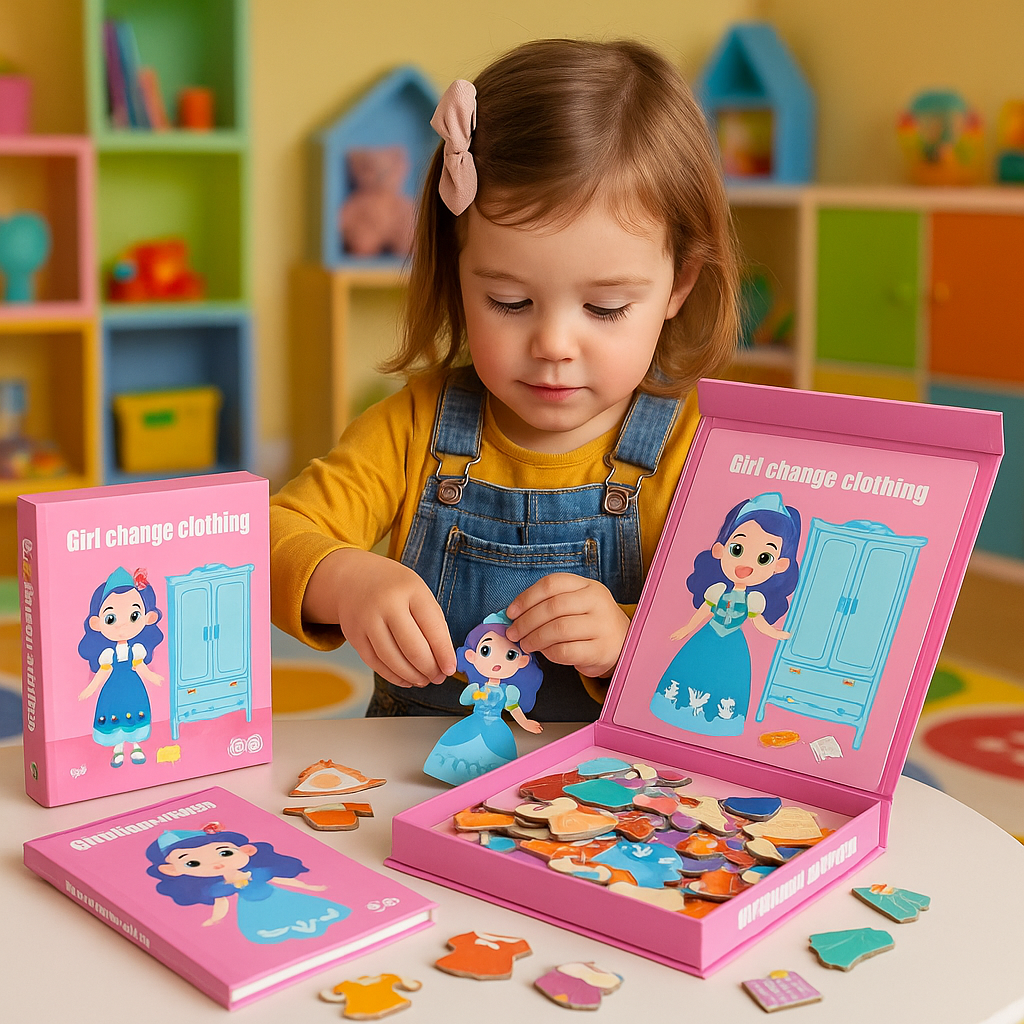 Montessori Magnetic Character Puzzle