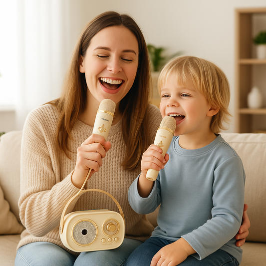 Portable Karaoke System for Kids and Families