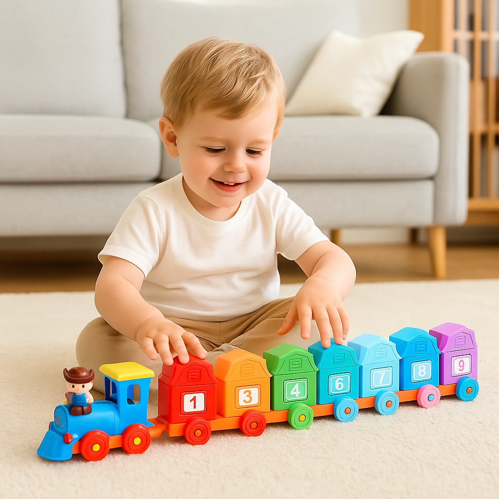 My First Farm Train Set – Learn Colours, Numbers &amp; Animals Through Play