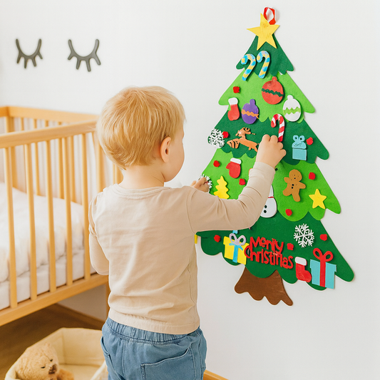 Creative Felt Christmas Tree for Kids