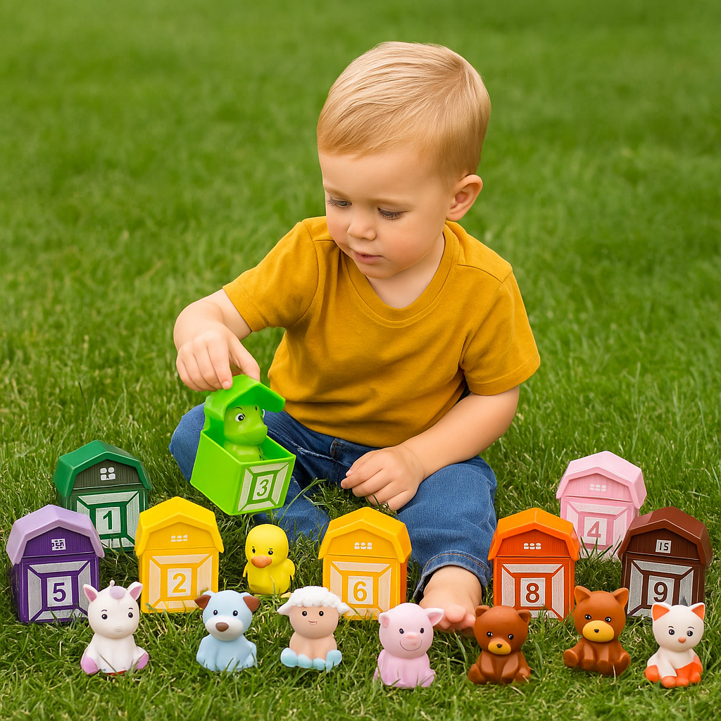 Montessori Farm Play Set – Learn, explore and wonder through play