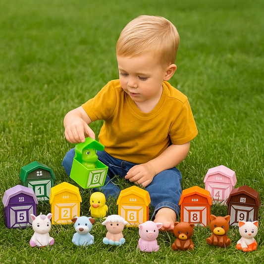 Montessori Farm Play Set – Learn, explore and wonder through play