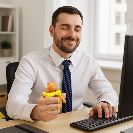 Funny Cheese Toy with Pop-Up Mice – Stress Relief Fidget