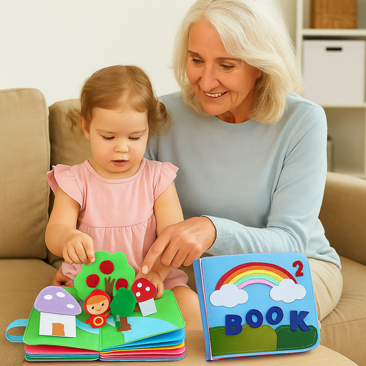 Montessori Learning Book – 16 Interactive Stories for Imagination, Fine Motor Skills &amp; Creativity