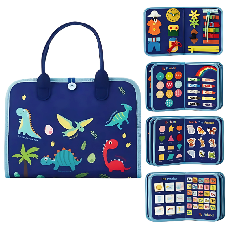 Feel & Explore Book – Montessori Sensory Activity Book for Kids