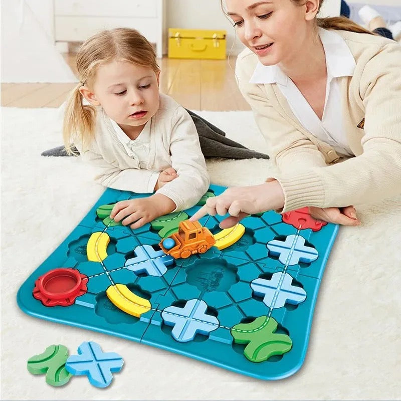 Montessori Traffic Puzzle Set for Little Planners