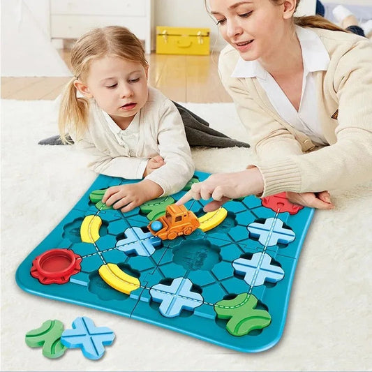 Montessori Traffic Puzzle Set for Little Planners