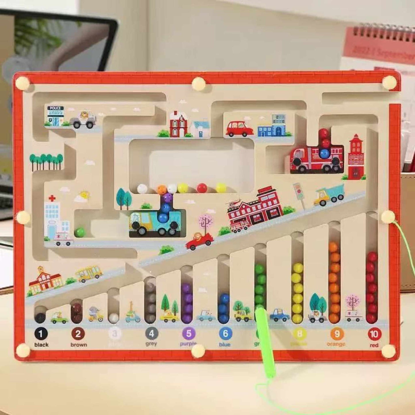 Montessori Magnetic Bead Maze